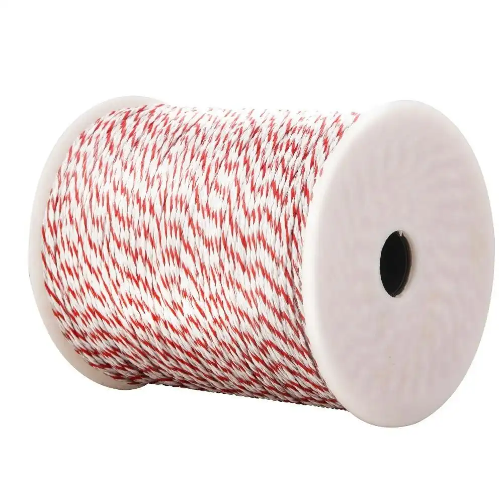 Electric Fence Wire 500M Fencing Roll Energiser Poly Stainless Steel