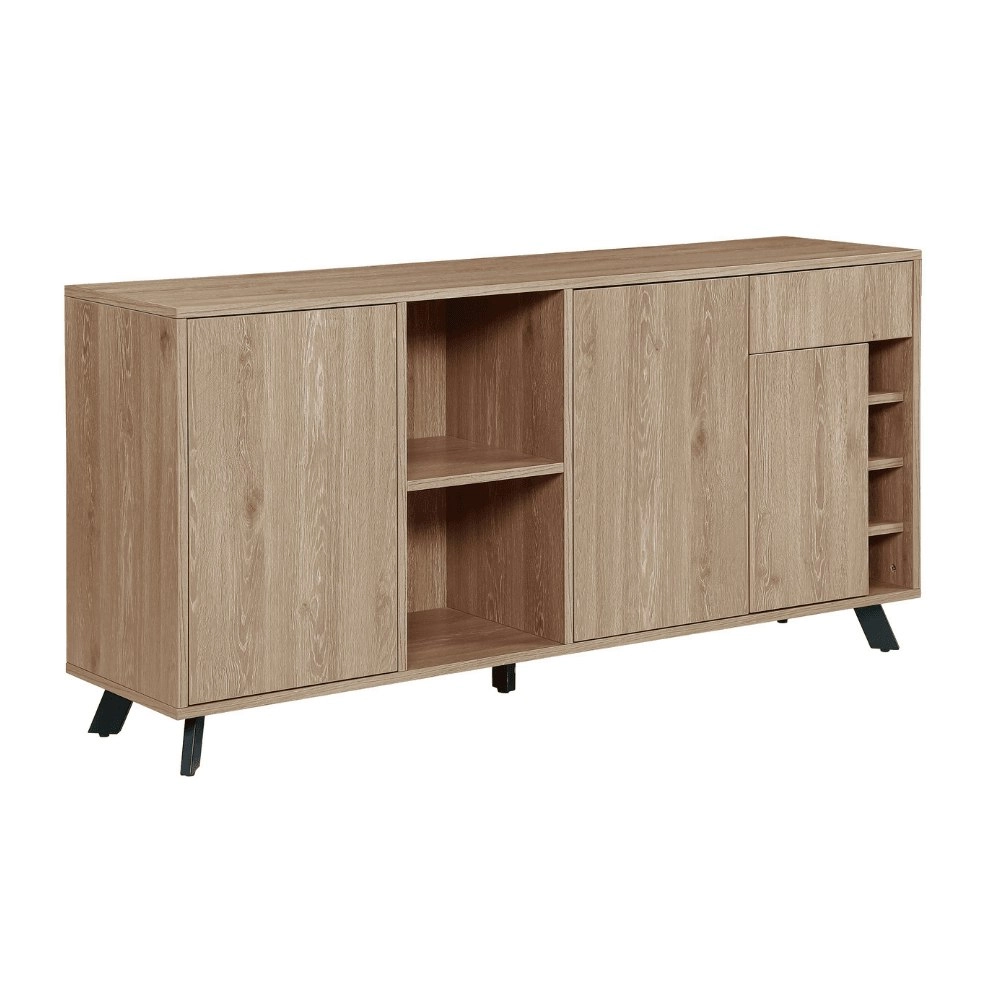 Raimon Furniture Lexy Wooden Buffet Unit Sideboard Storage Cabinet 180cm - Oak Sonoma