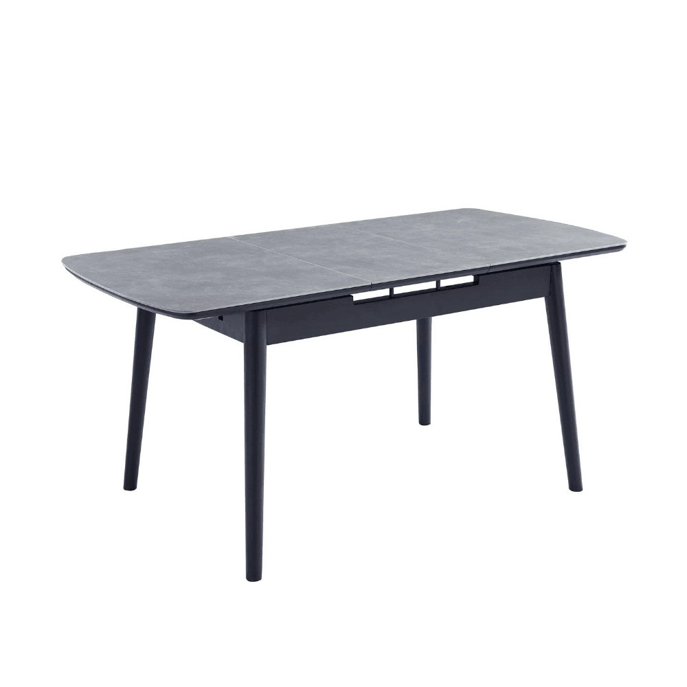 Raimon Furniture Janice Extension Rectangular Dining Table 120-140cm - Greystone Ceramic