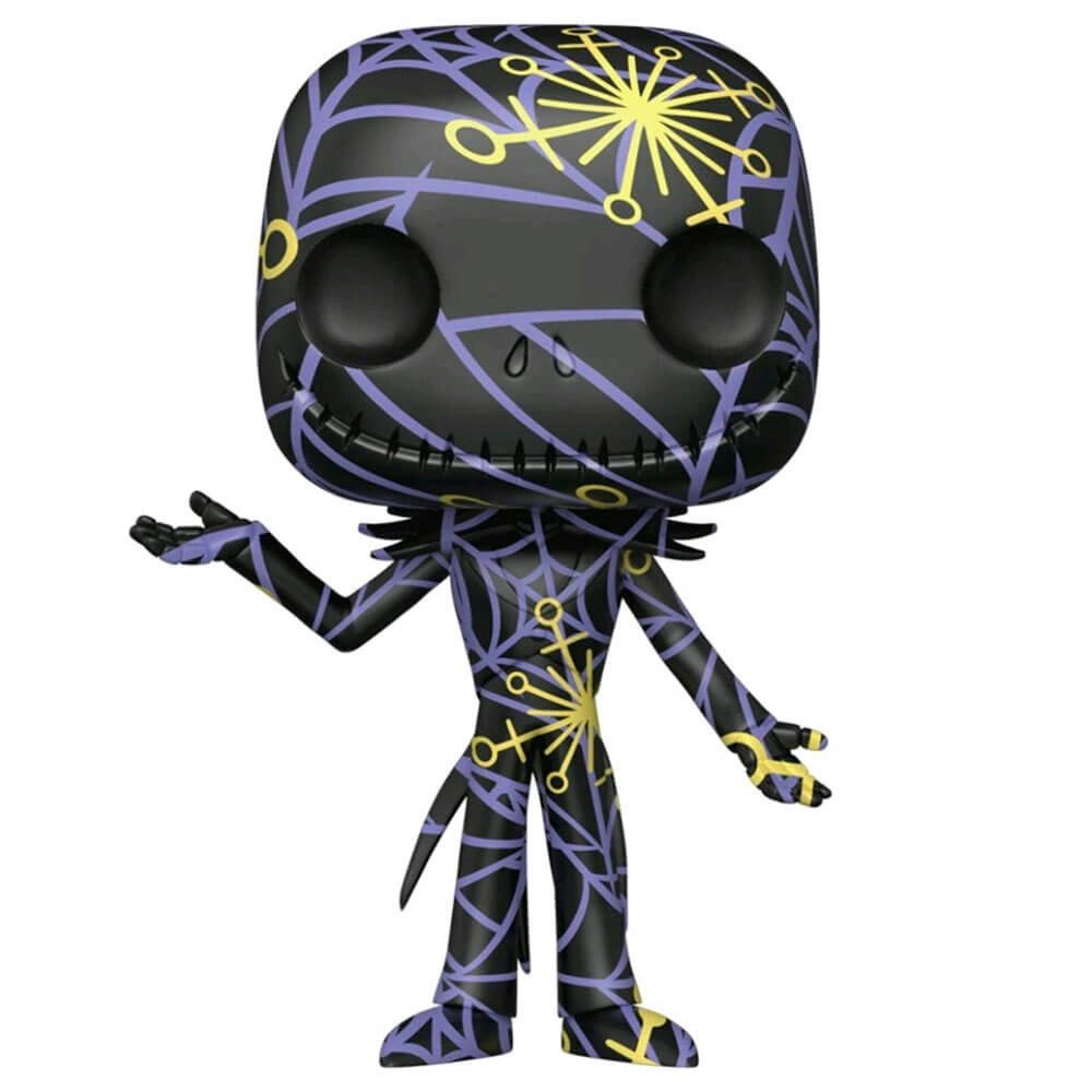 Nightmare Before Christmas Jack Art Blk & Yl US Pop! w/ Prot