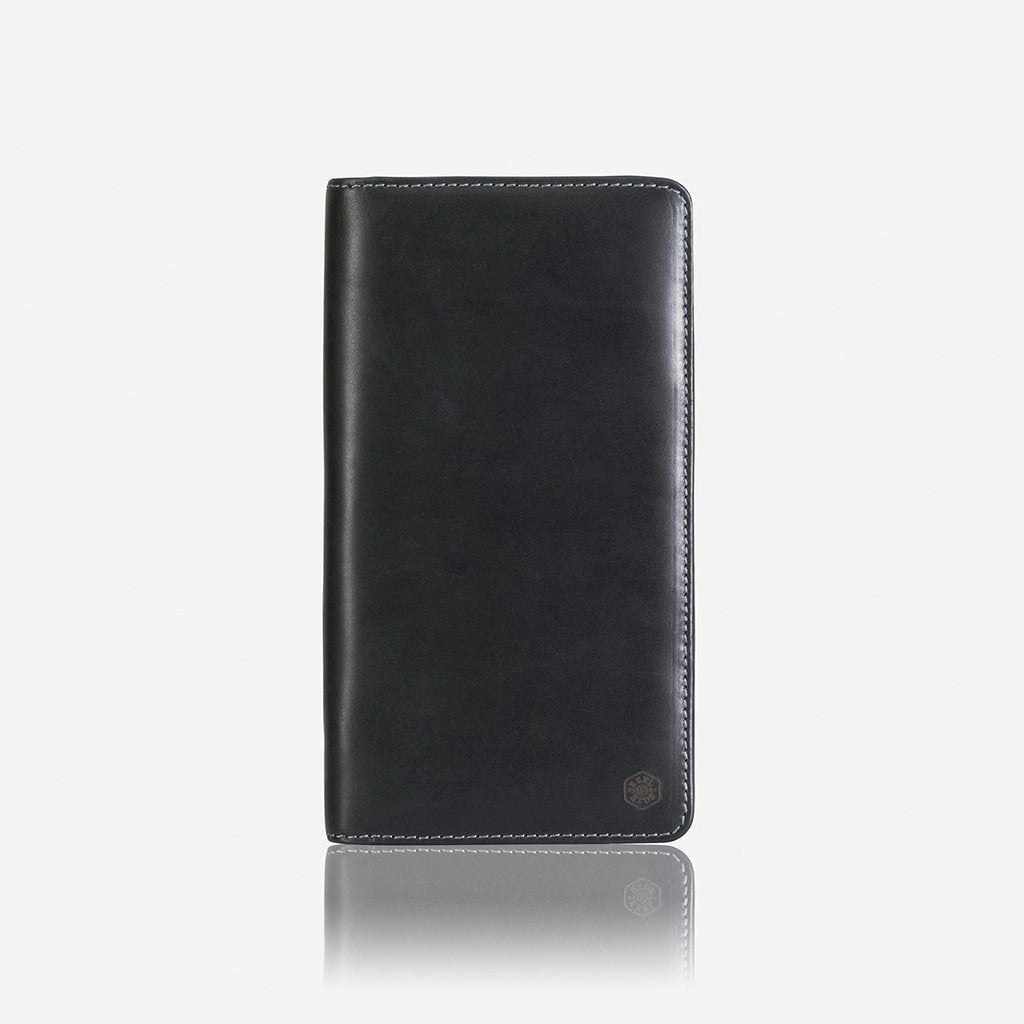 Jekyll & Hide Texas Large Zip-Around Travel And Passport Organiser, Black