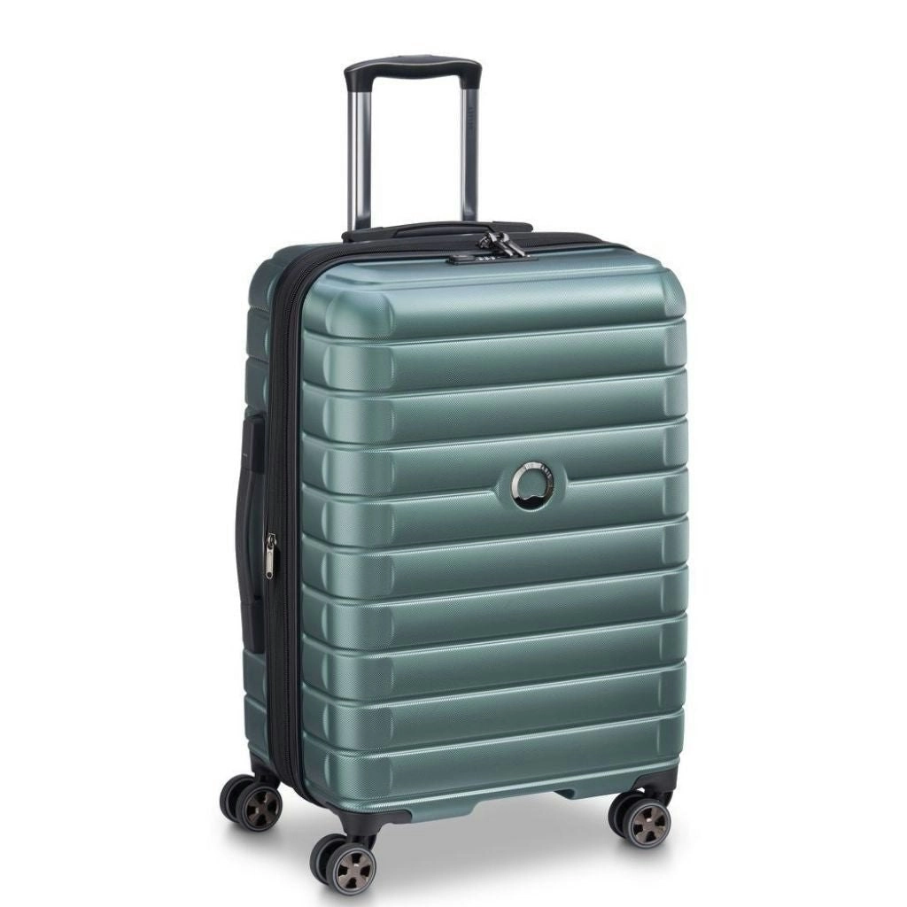 DELSEY Shadow 66cm Expandable Medium Luggage - Green