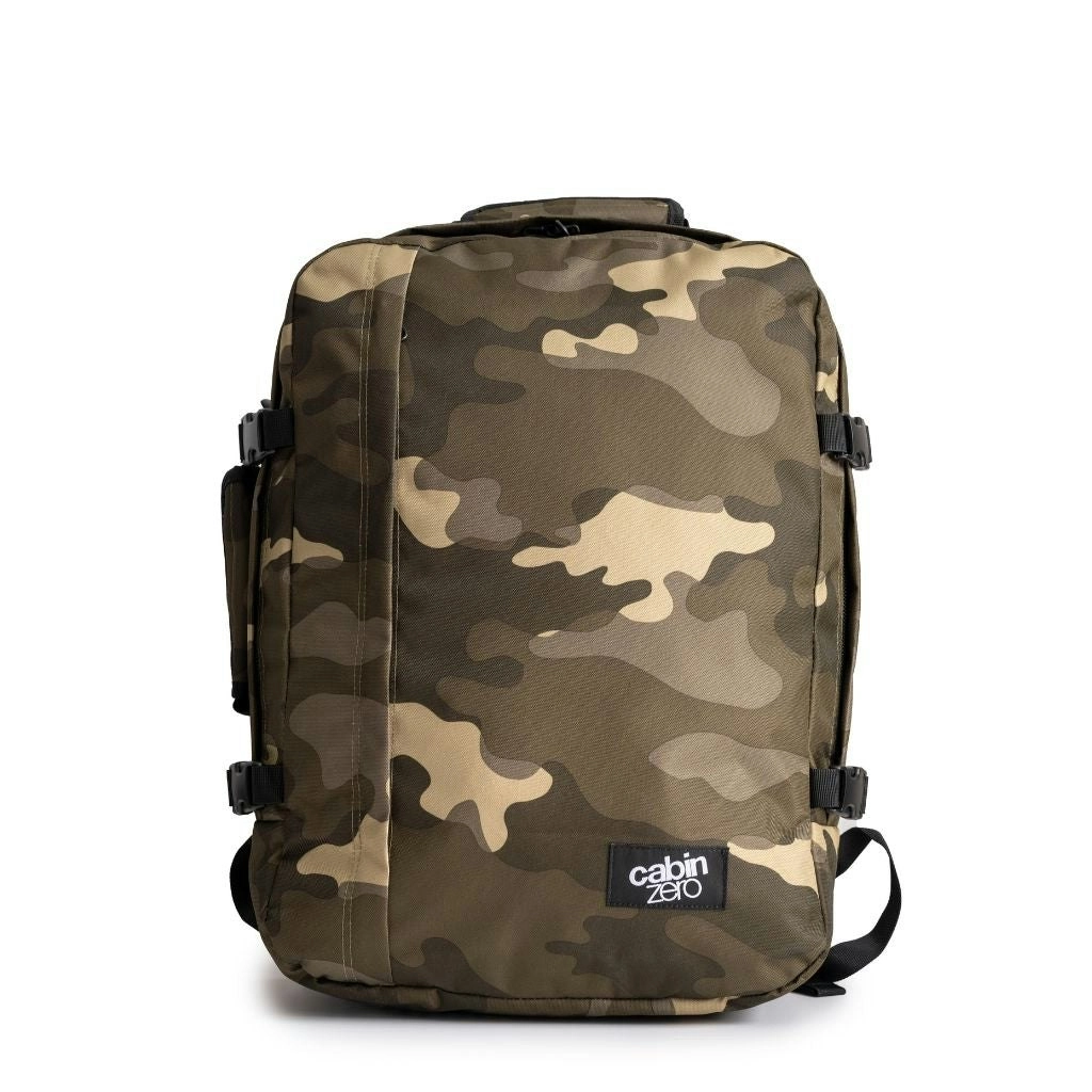 CabinZero Classic 44L Lightweight Carry On Backpack - Urban Camo