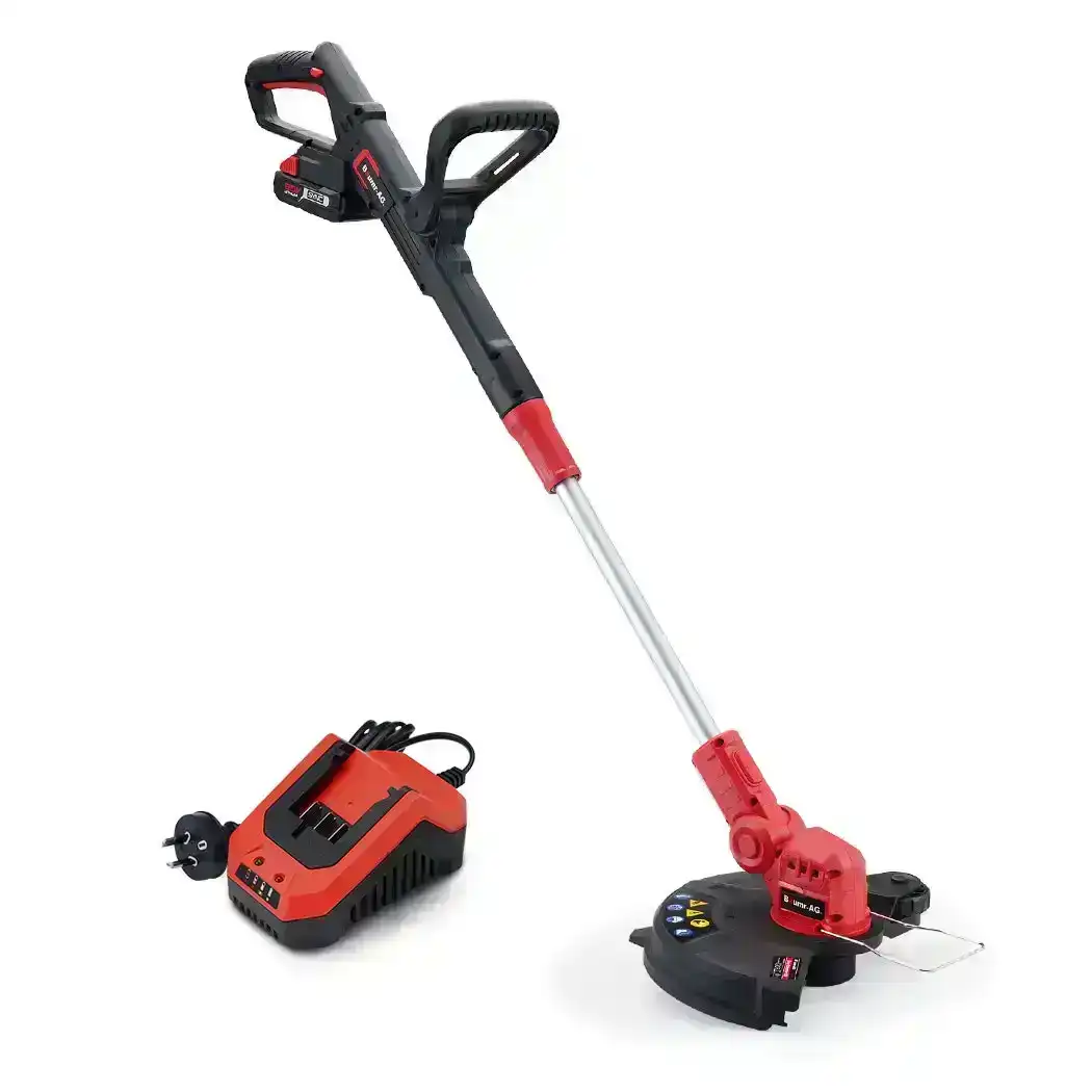 BAUMR-AG 20V Cordless Line Trimmer Electric Whipper Snipper & Leaf