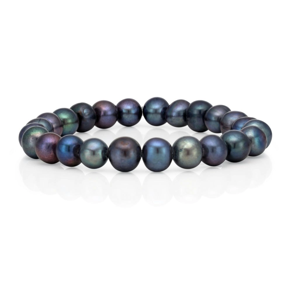 Grey 7.5-8mm Freshwater Pearl Bracelet