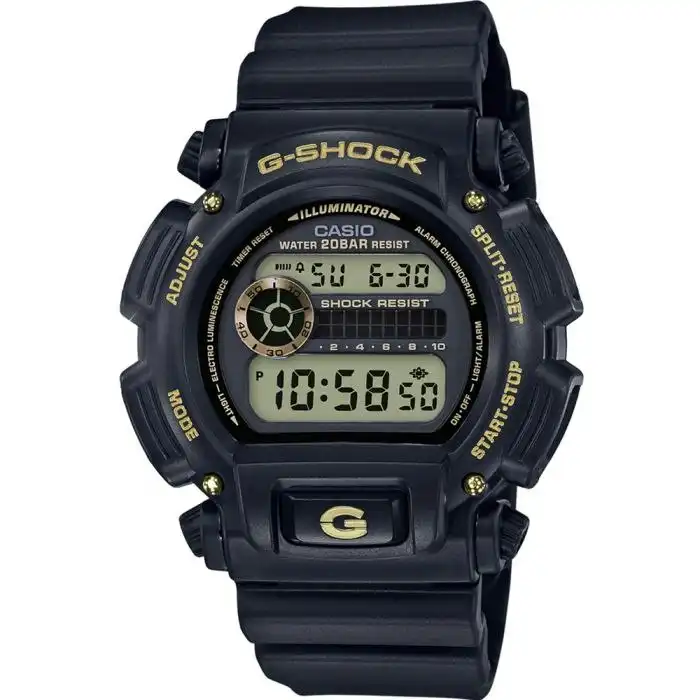 Casio Vintage A168WEGB-1B Gold and Black Tone Digital Mens Watch – Shiels  Jewellers