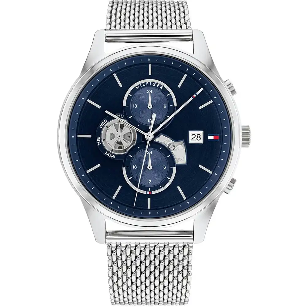 Tommy Hilfiger 1710504 Weston Stainless Steel Mesh Mens Watch