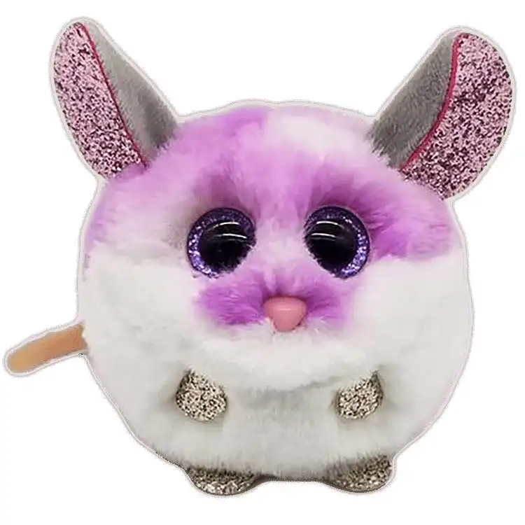 Ty Puffies Colby Purple Mouse