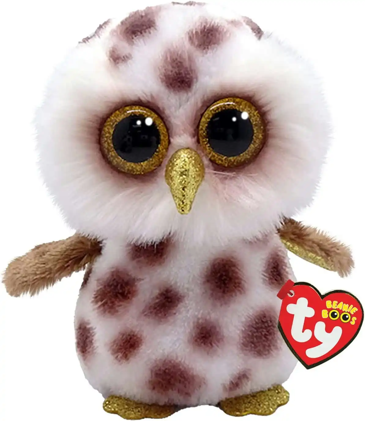 Ty Beanie Boo Whoolie, a Spotted Owl - 6"