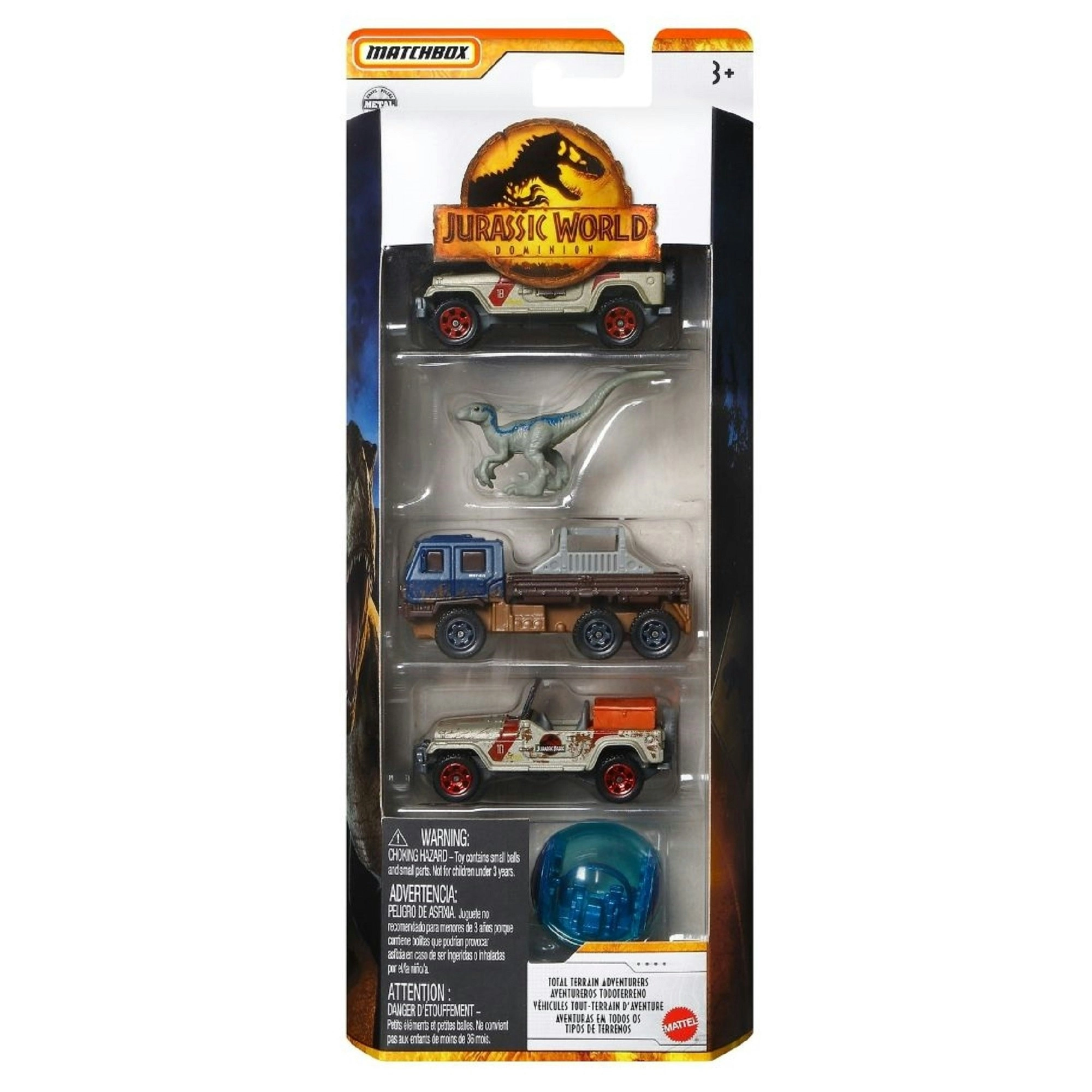 Matchbox Jurassic World Die-Cast 5-Pack