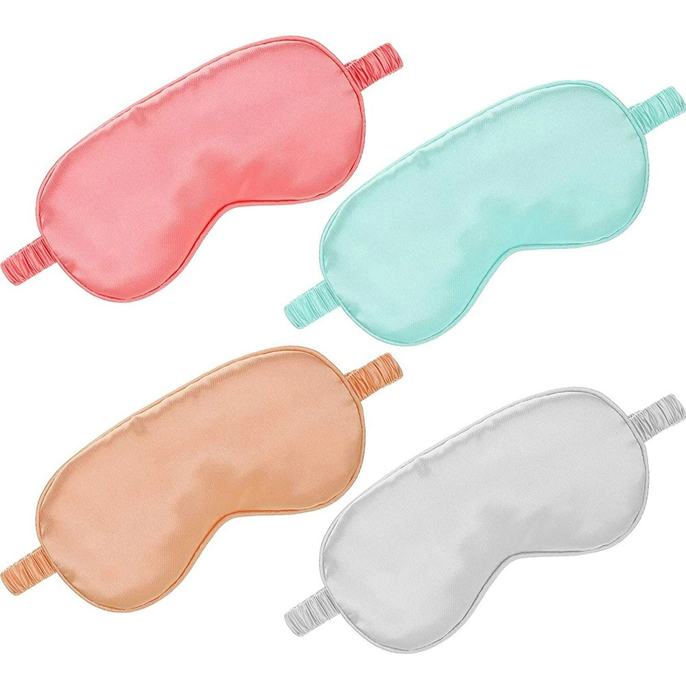 4Pcs Double Sided Silk Sleeping Eye Mask