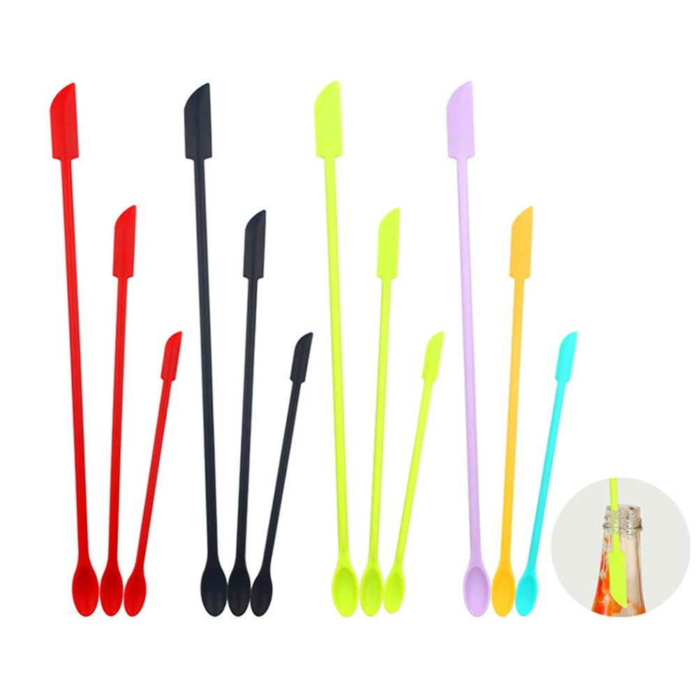 Mini Silicone Spatula Makeup Spatula Small Silicone Spatula-Thin Spatula Set