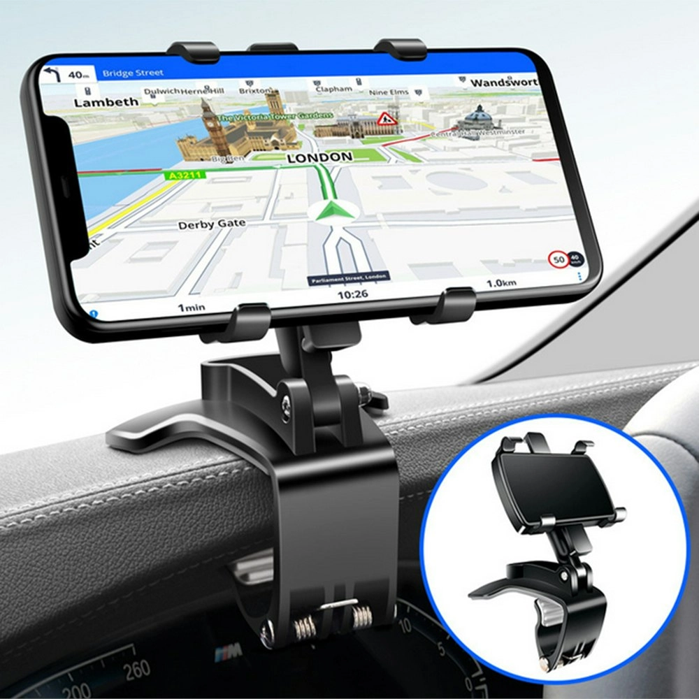 Car Dashboard Phone Mount Car Automobile Cradle Suitable for 4-7 Inch Smartphones