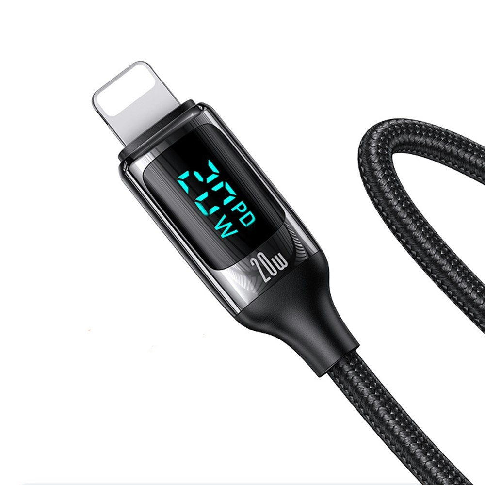 USAMS 20W fast charge digital display data cable adapter