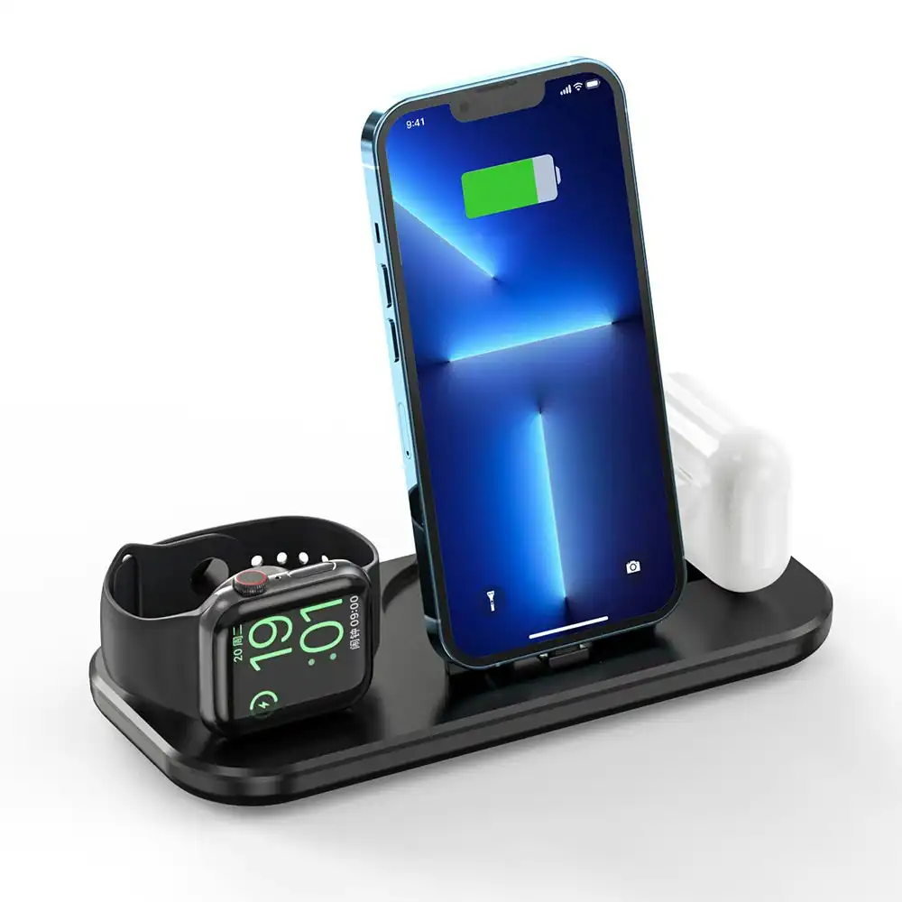 3-in-1 Foldable Charging Station For iPhone, iWatch And Airpods