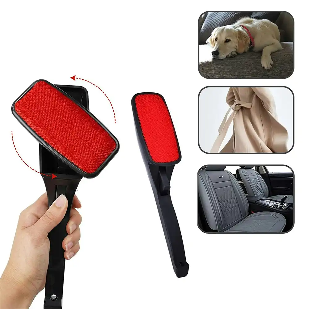 2 Pcs Magic Lint Remover Swivel Pet Hair Lint Brush for Furniture Clothes