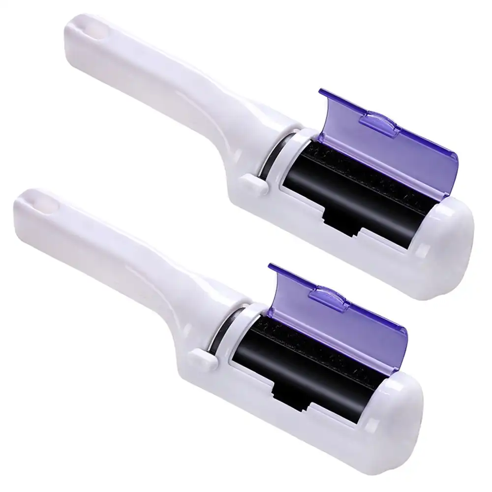 2Pcs Electrostatic Depilatory Brush Clothes Dusting Brush