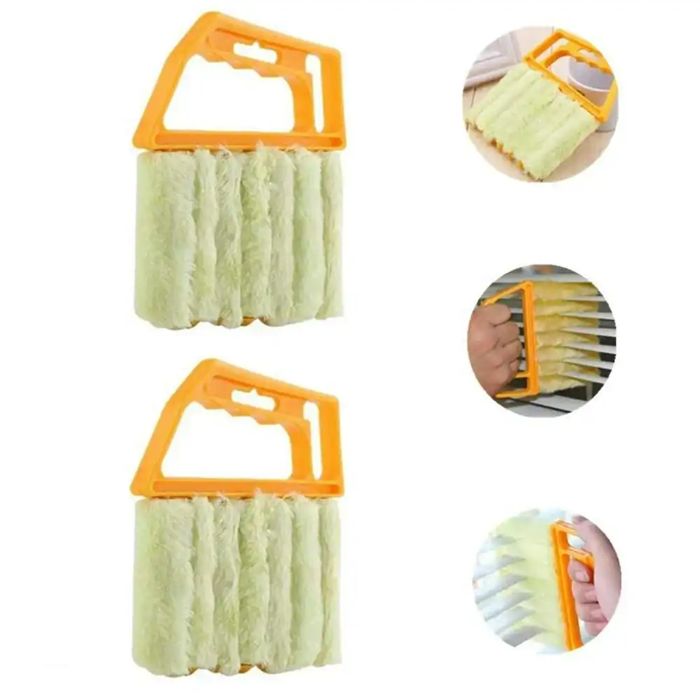 7 Finger Mini Hand-Held Blind Duster Brush Air Conditioner Dirt Duster