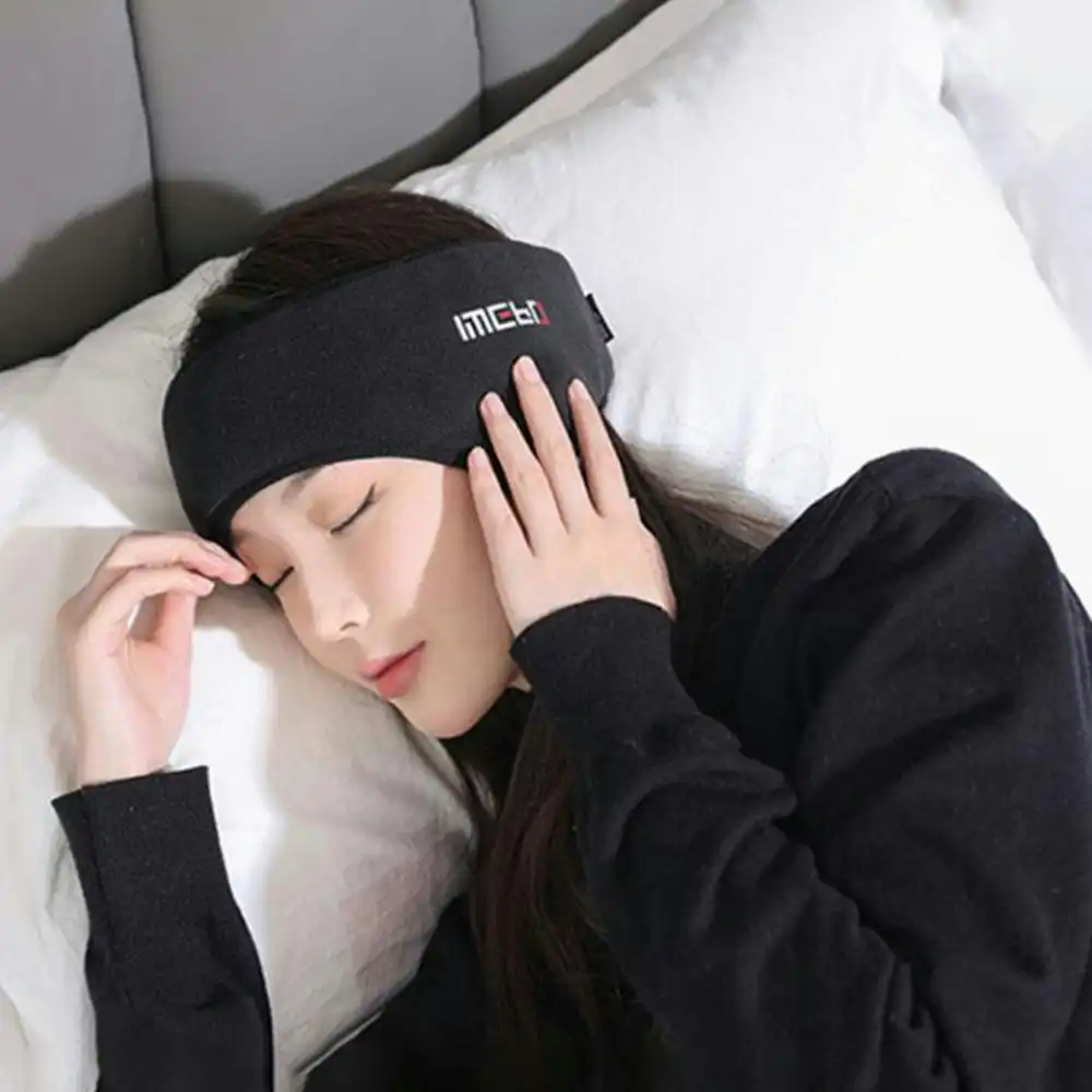 Winter Soundproof Earmuffs Adjustable Warmer Head Band Sleep Eye Mask Hair Band