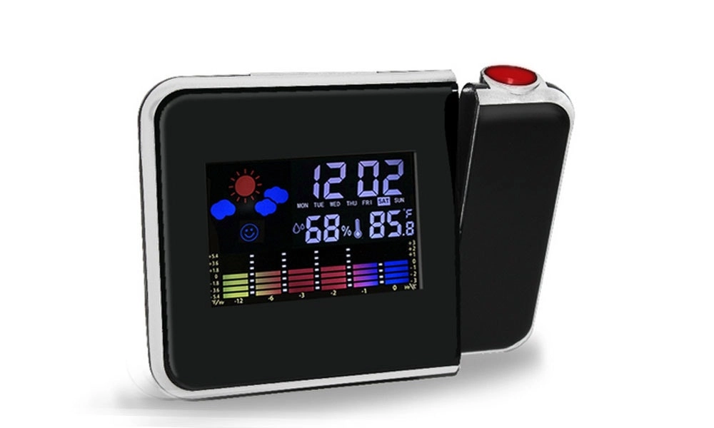 Digital Projector Alarm Clock & Weather Station