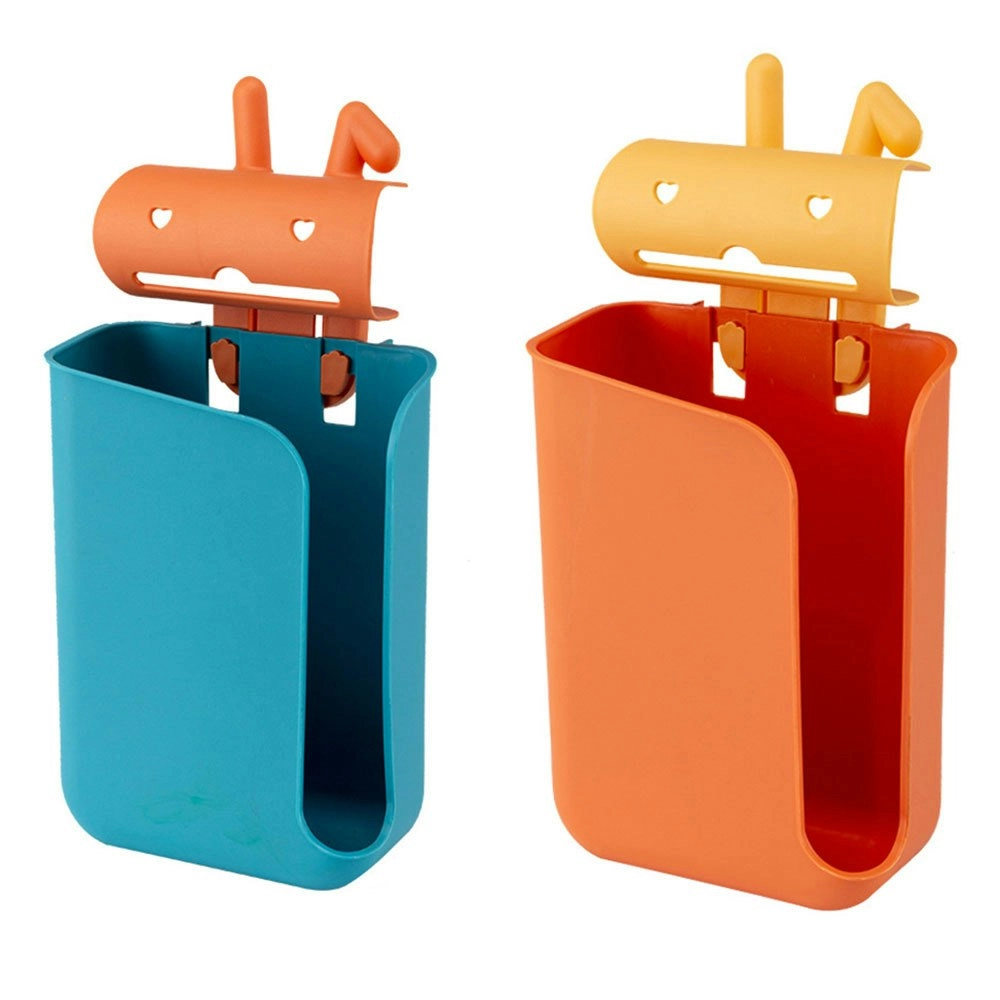 2Pcs Wall Mounted Garbage Bag Storage Box Tissue Storage Box