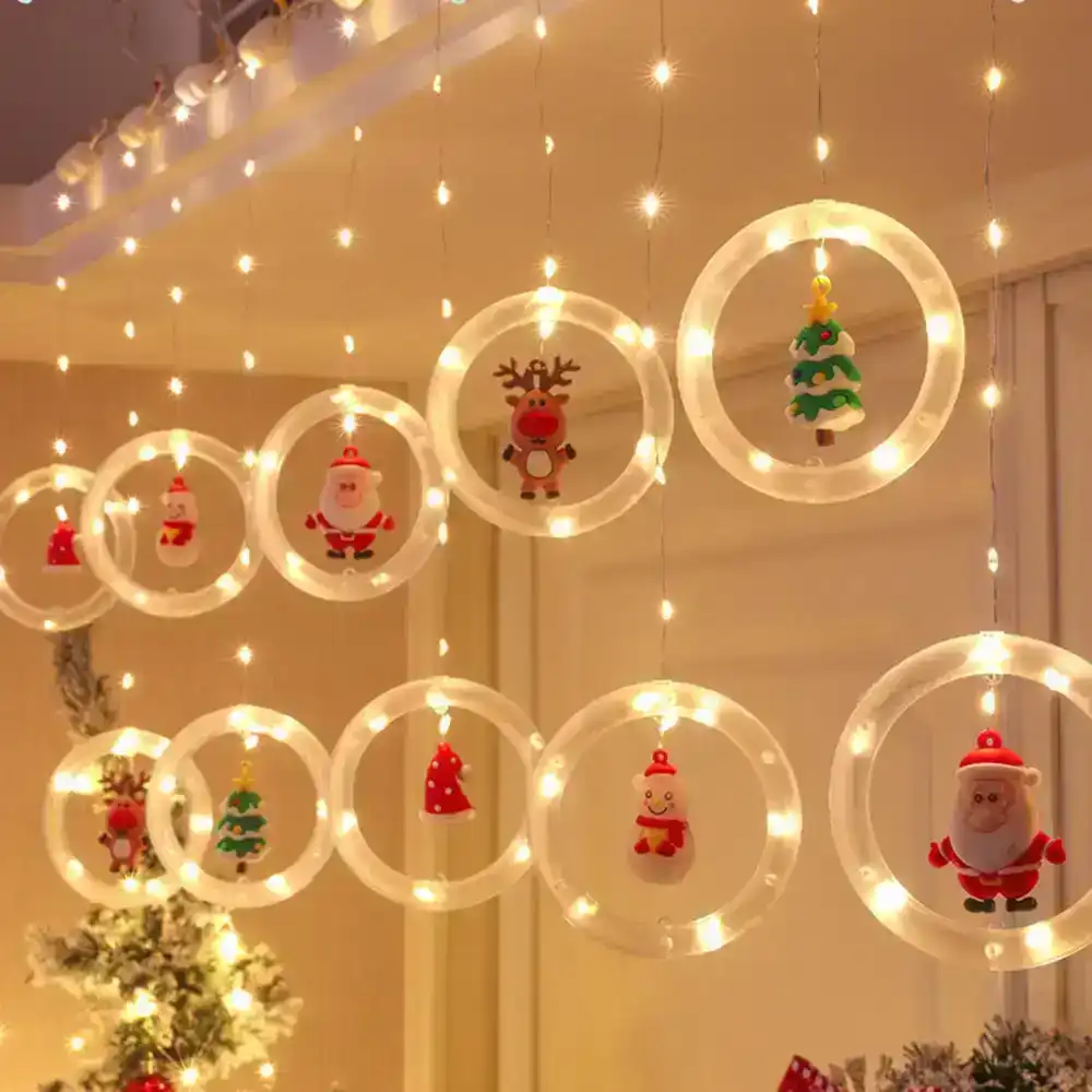 3M LED USB Window Decoration Christmas String Lights XMS decor Party -Warm White