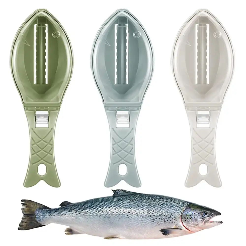 3 Pack Fish Scales Graters Scraper Fish Cleaning Tool Scraping Scales Device
