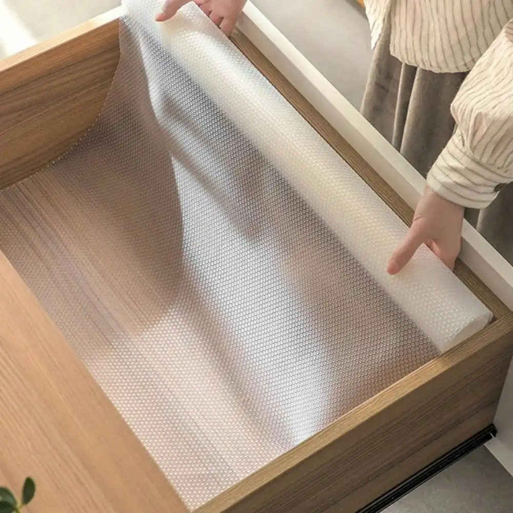 2 Rolls 60*150CM EVA cabinet shelf drawer liner with non-adhesive non-slip