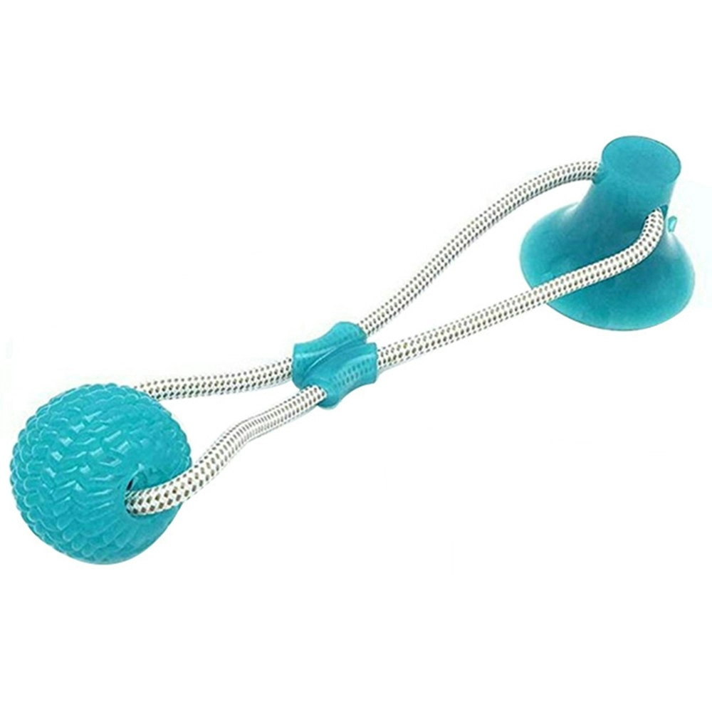 Smart Dog Suction Cup Tug of War Dog Toy with Chew Rubber Ball