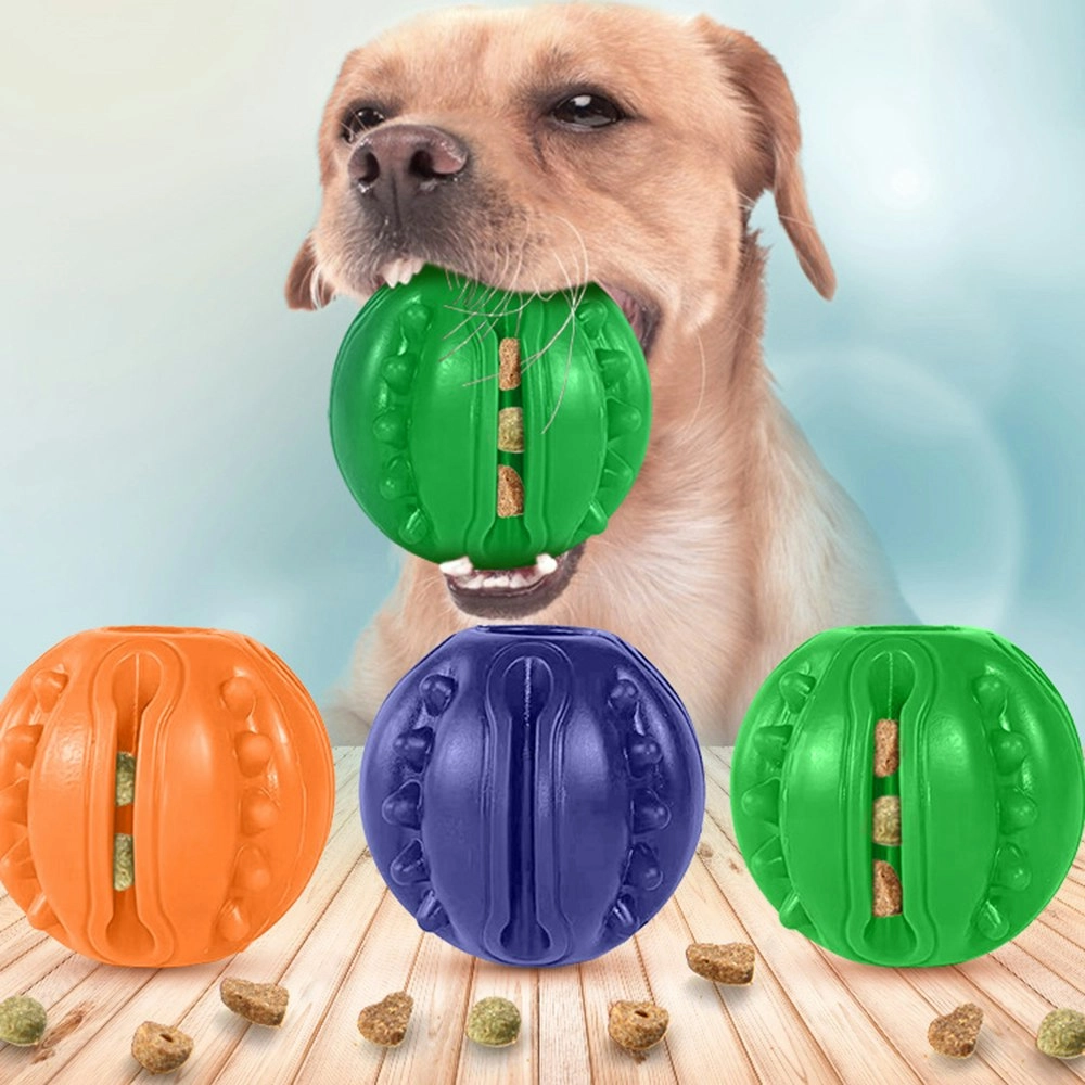 3 Pack Dog Teething Toys Ball Nontoxic Durable Dog IQ Puzzle Chew Toys