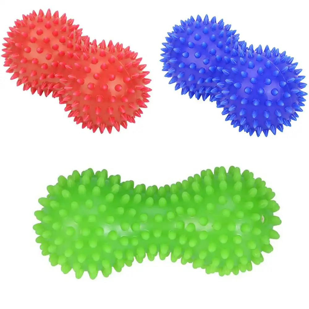 Peanut Shape Massage Yoga Sport Fitness Spiky Massager Ball