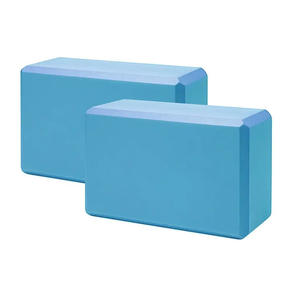 2 Pack Yoga Block High Density EVA Foam Yoga Brick Blocks for Yoga/Pilates