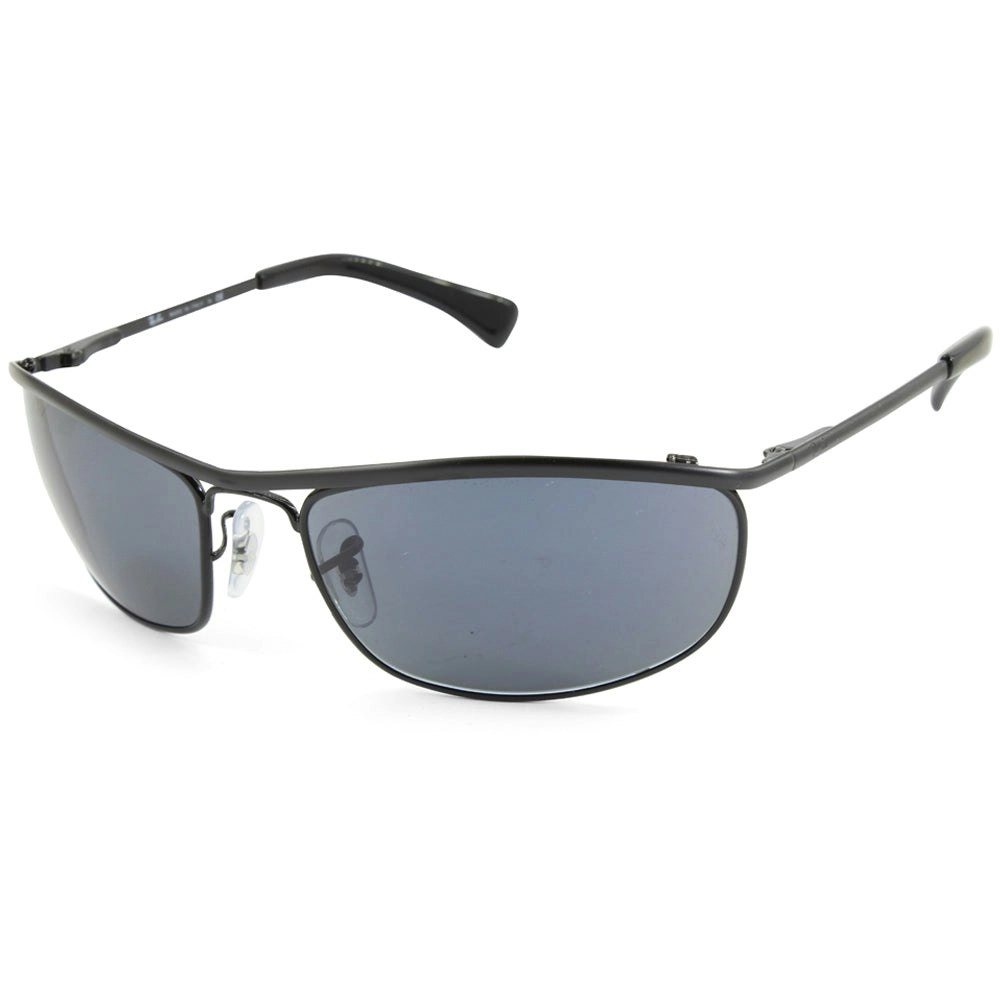 Ray-Ban Olympian RB3119 9161R5 Matte Black/Blue-Grey Men's Sport Sunglasses