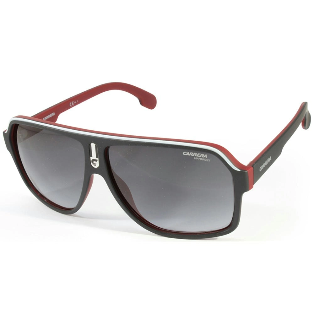 Carrera 1001/S BLX 9O Matte Black on Red/Grey Gradient Men's Sunglasses