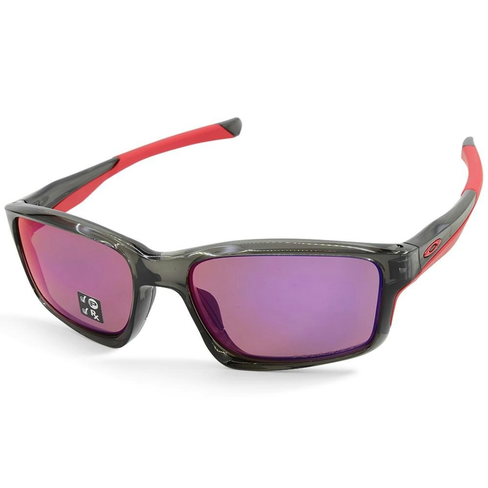 Oakley Chainlink Grey Smoke/Red Iridium Polarised Men's Sunglasses OO9247-10