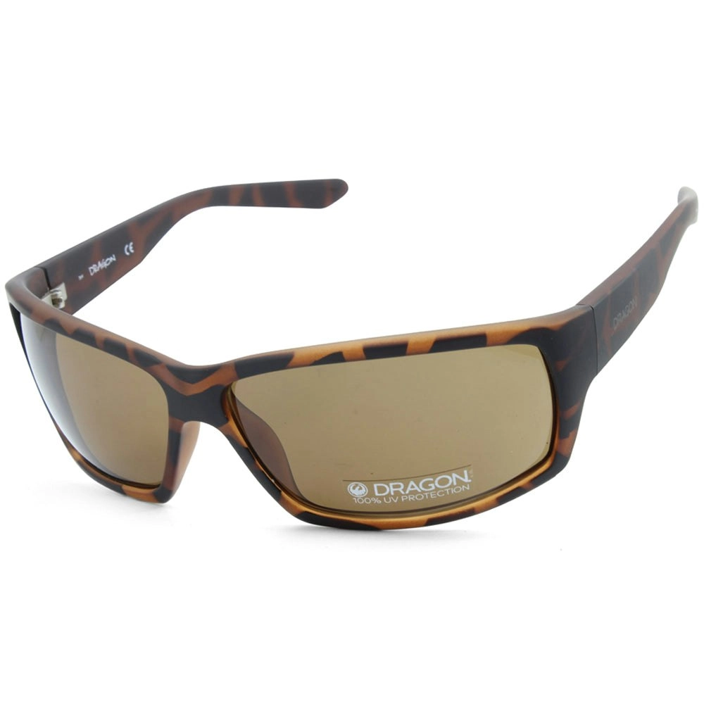 Dragon Ventura XL Matte Tortoise/Bronze Unisex Sports Wrap-Around Sunglasses