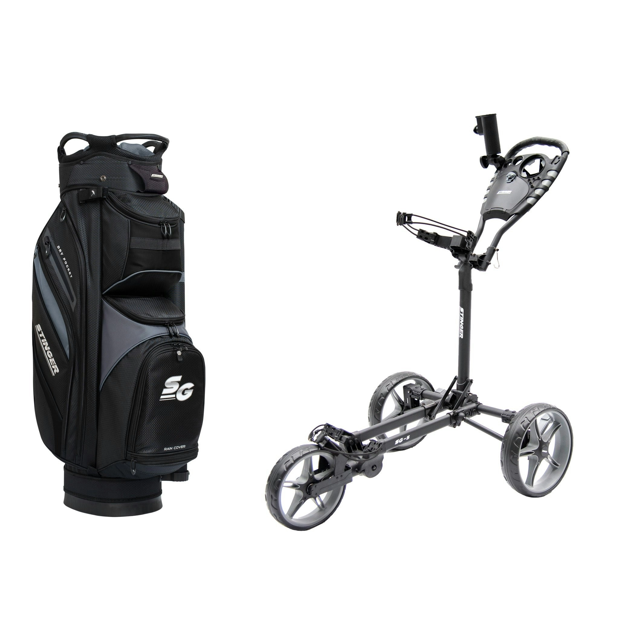 Stinger SG-5 Golf Buggy & Golf Bag Bundle