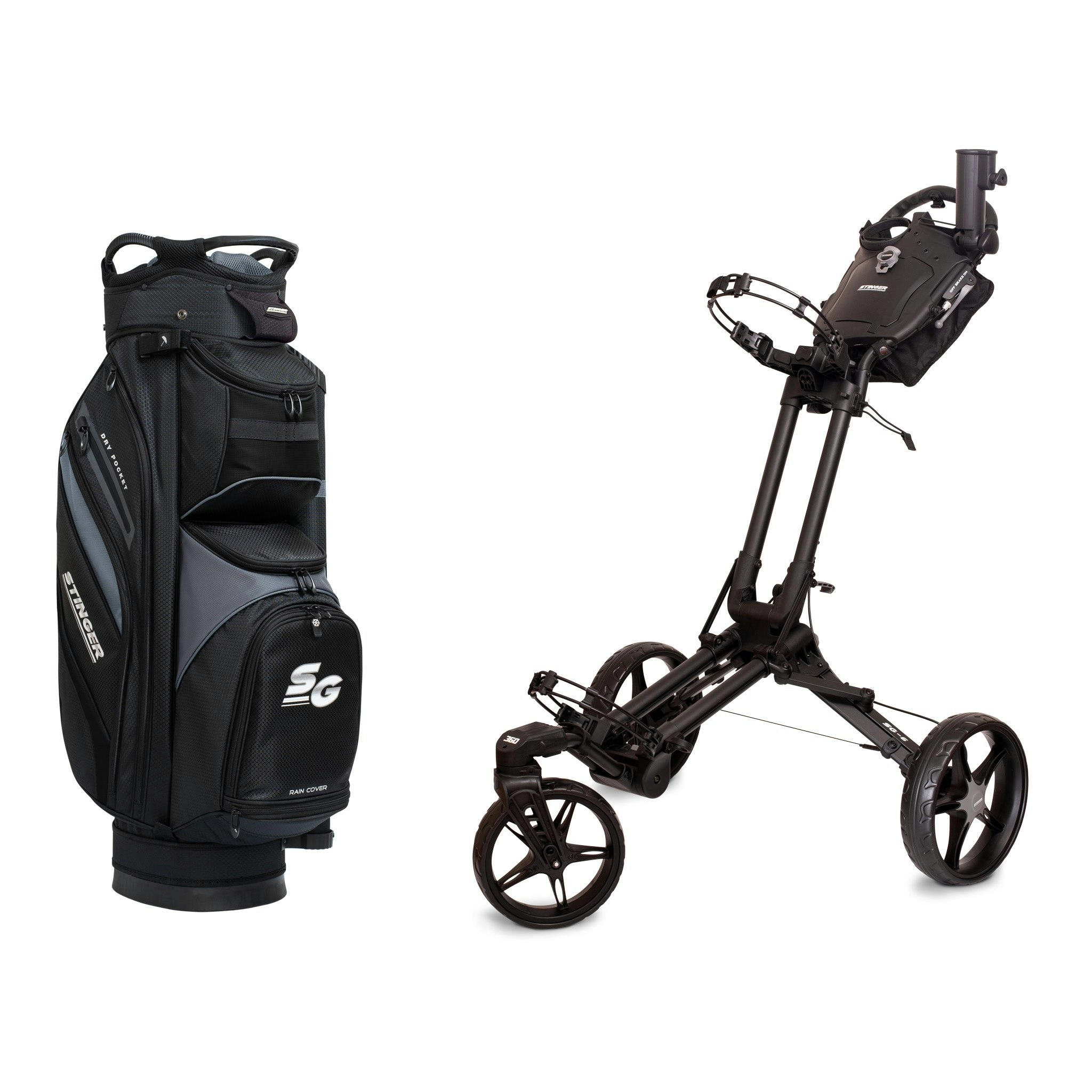 Stinger SG-6 Golf Buggy & Golf Bag Bundle