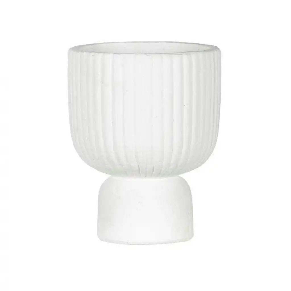 Rogue Zaria Pot 14x14x18cm White