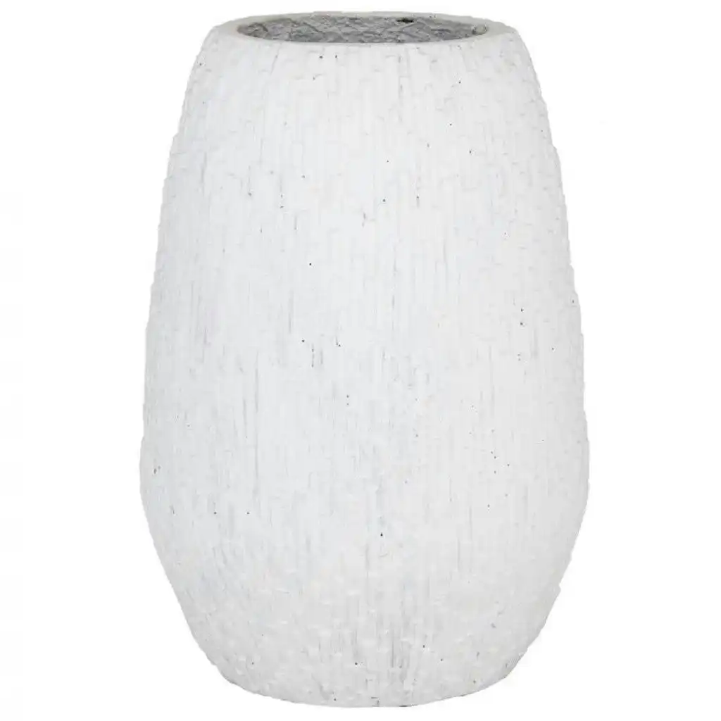 Rogue Azora Tall Planter 32x32x46cm White