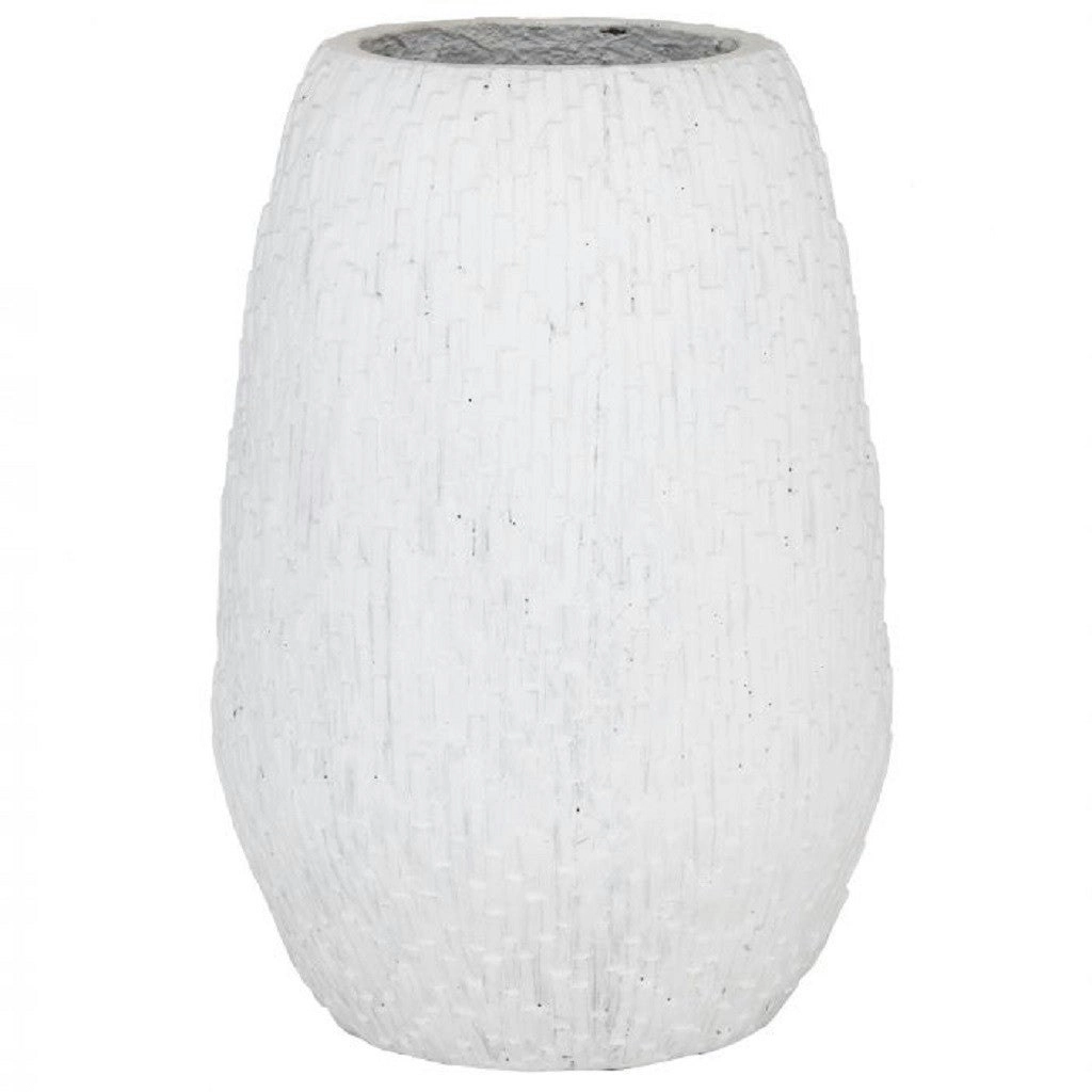 Rogue Azora Tall Planter 32x32x46cm White