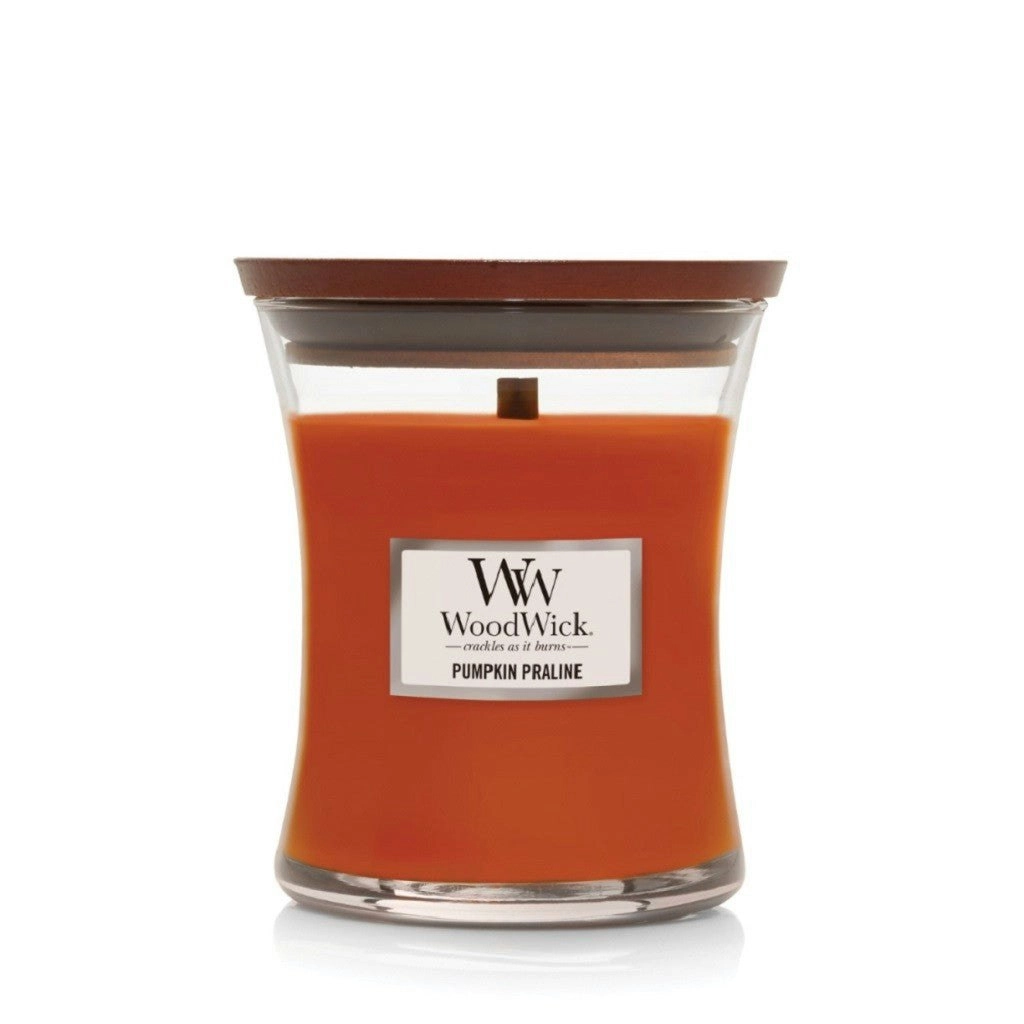 WoodWick Candle Medium 275g - Pumpkin Praline