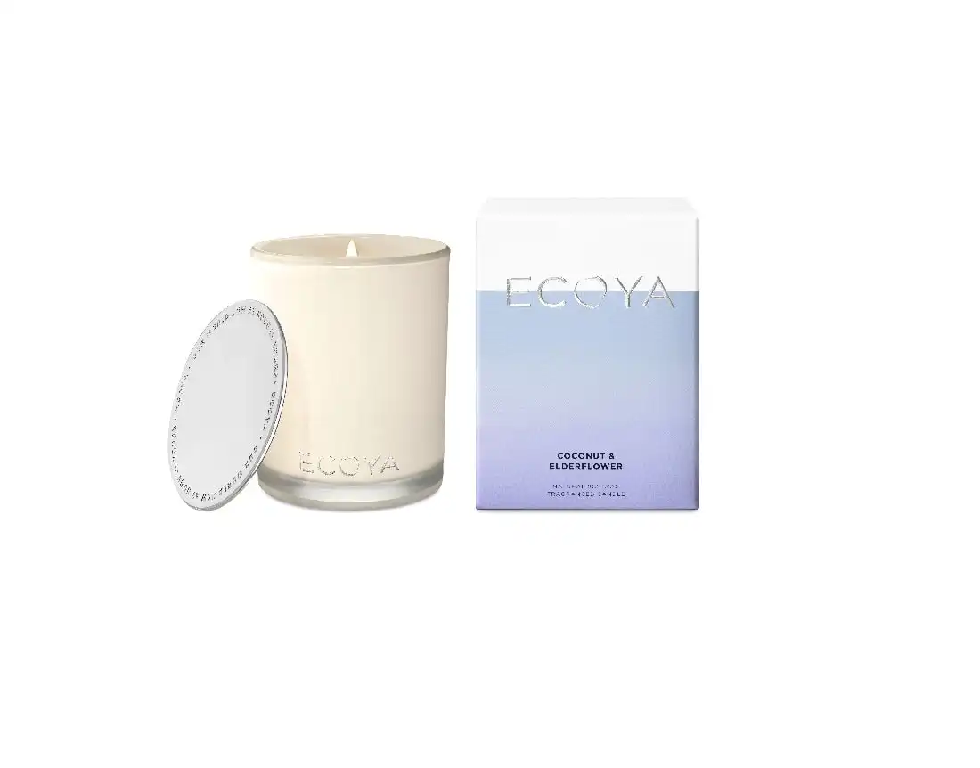 Ecoya Madison Jar 400g - Coconut & Elderflower