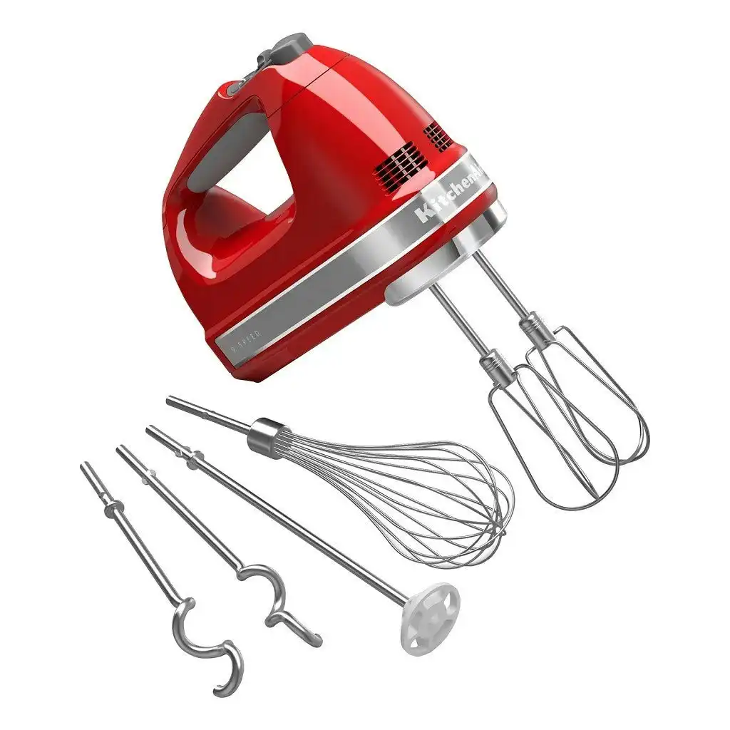 KitchenAid Hand Mixer 9 Speed - Empire Red