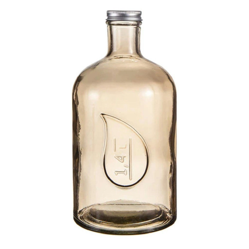 Ladelle Eco Recycled Glass Rustico Smoke Storage Bottle 1.4L