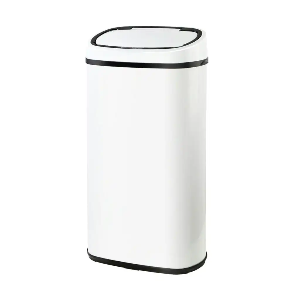 Devanti 58L Sensor Bin White