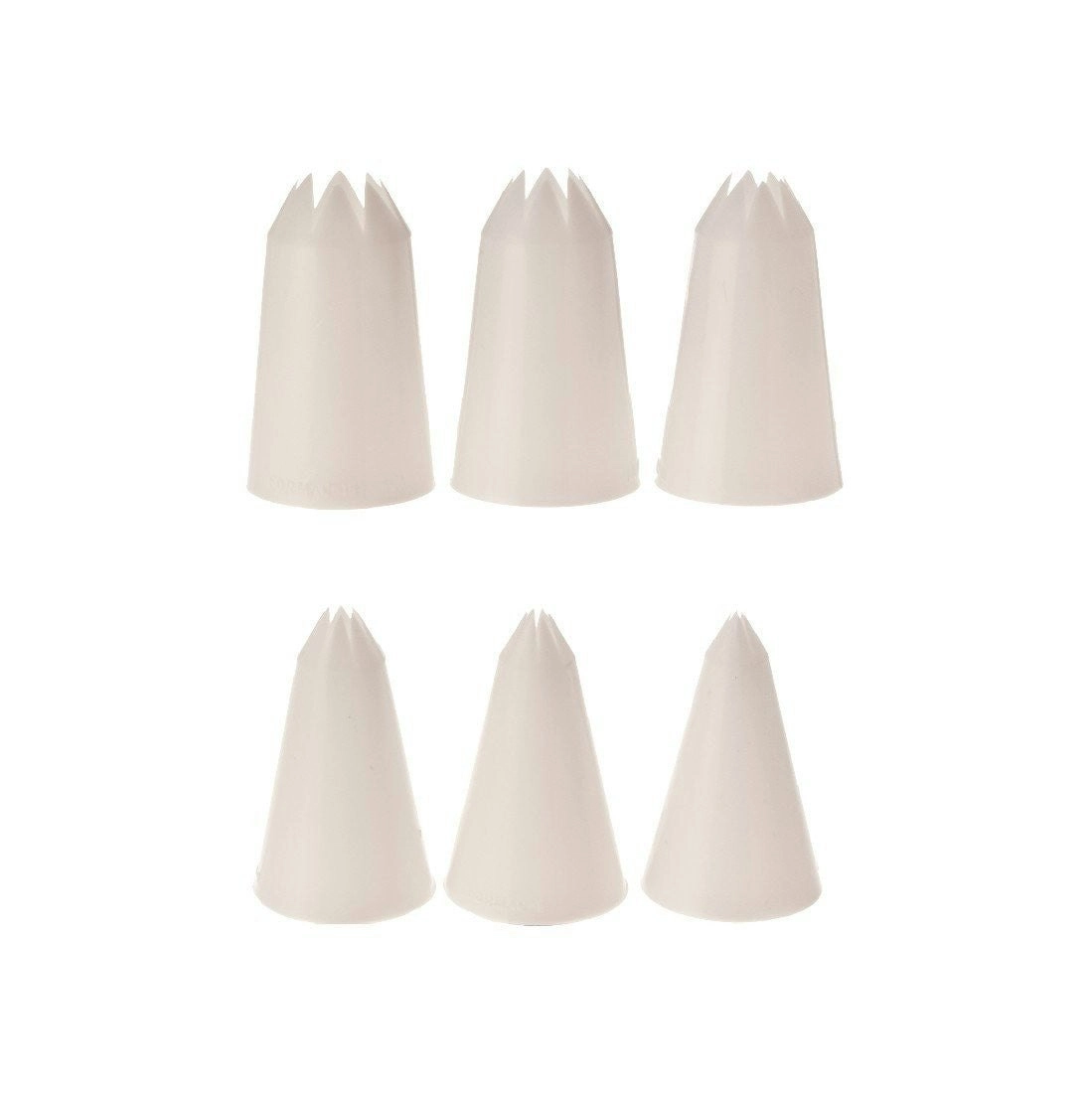 Appetito Piping Nozzles - star - Set 6