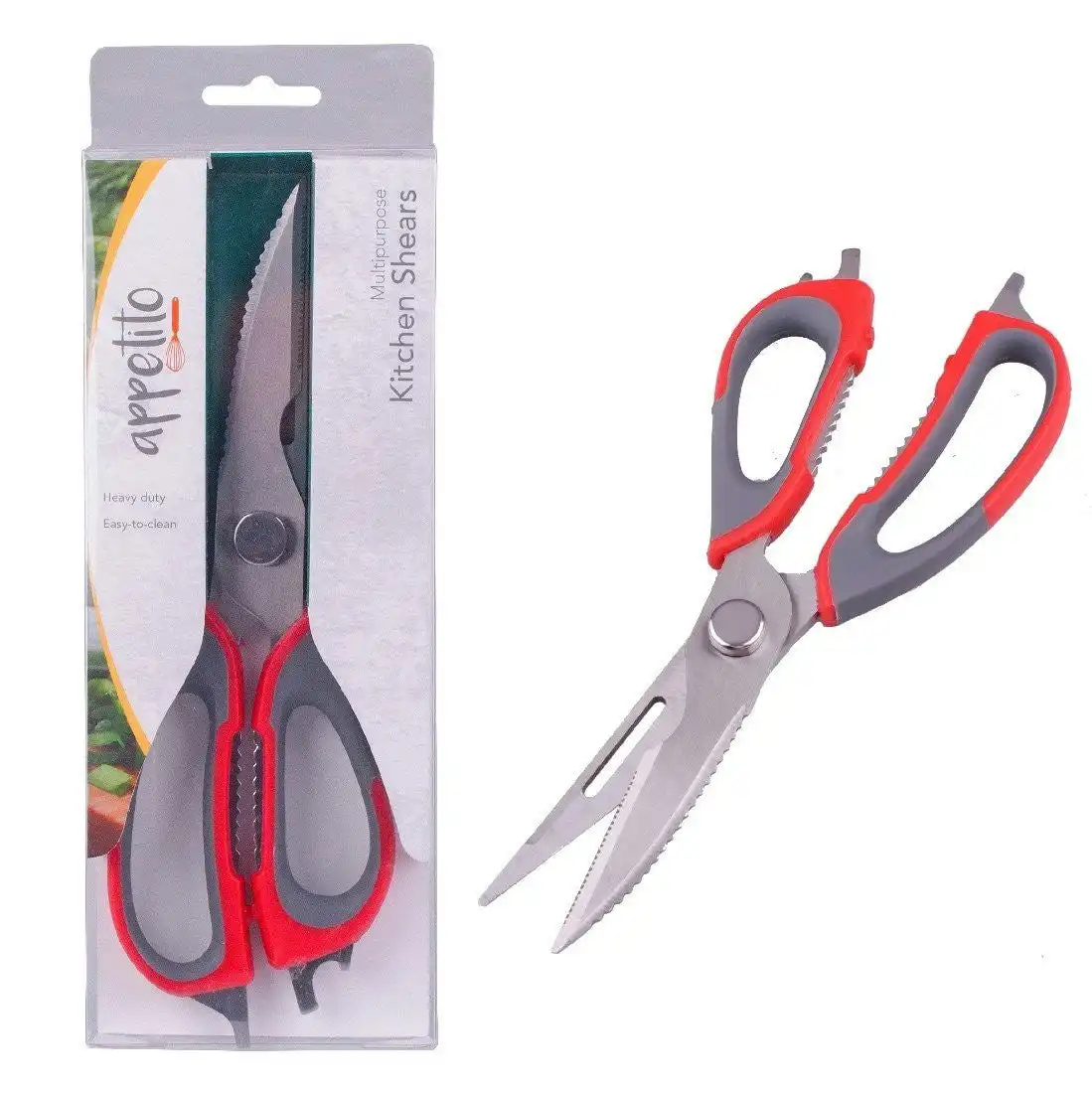 Dline Kitchen Shears Red/Grey