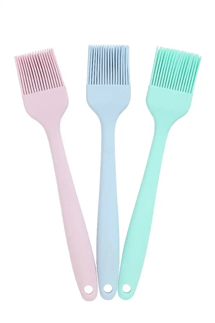 Wiltshire Colour Rush Pastry Brush Assorted Pink/Blue/Mint Green