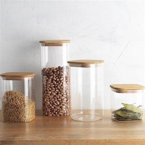 Ecology Pantry Square Canisters Set 4